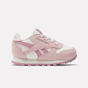 Reebok Girl's' Classic Leather Infant  In White/Frostedberry/Chalk M