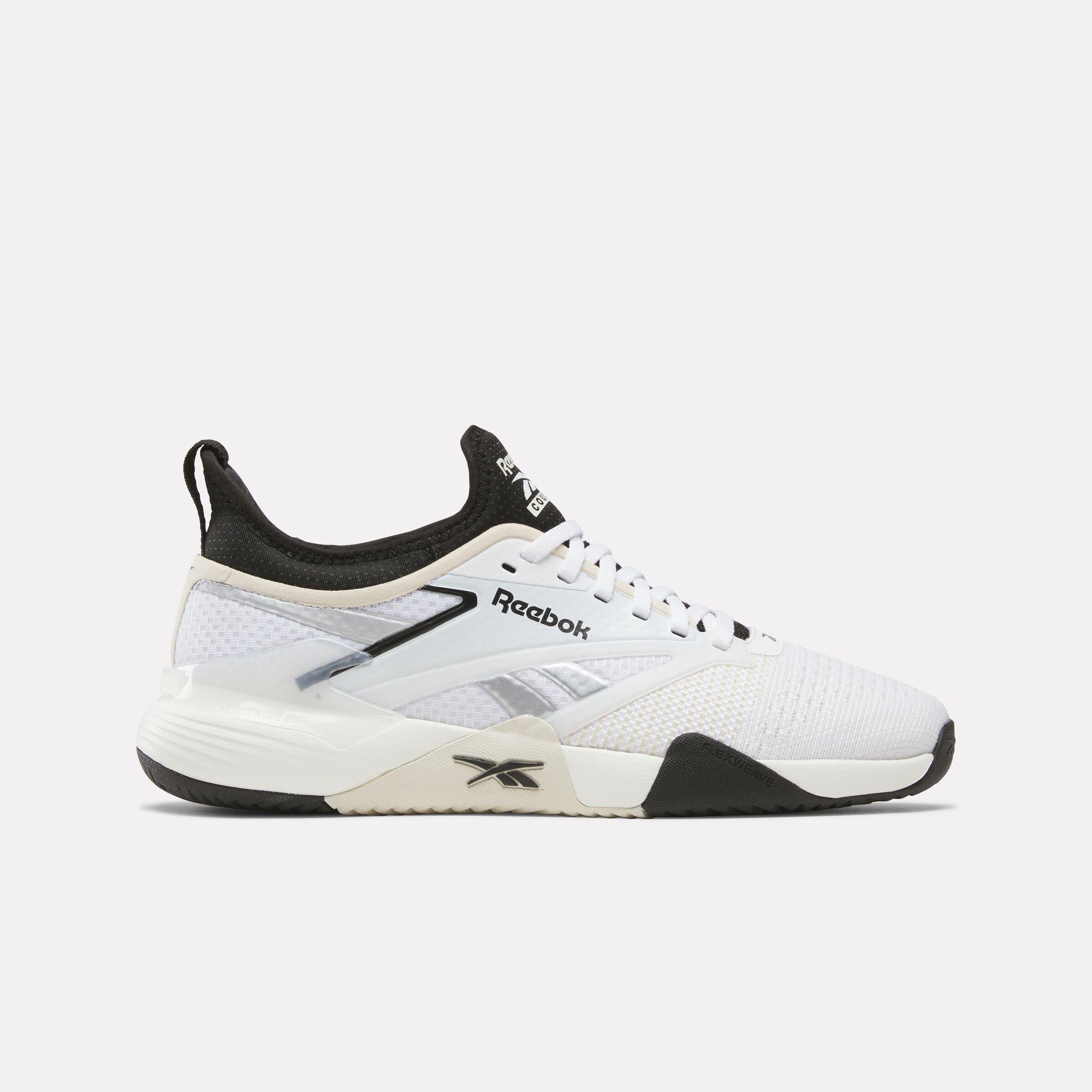 Chaussures Reebok Nano Court unisexes, chaussures d'entraînement Reebok FTW pour hommes, blanches, taille M
