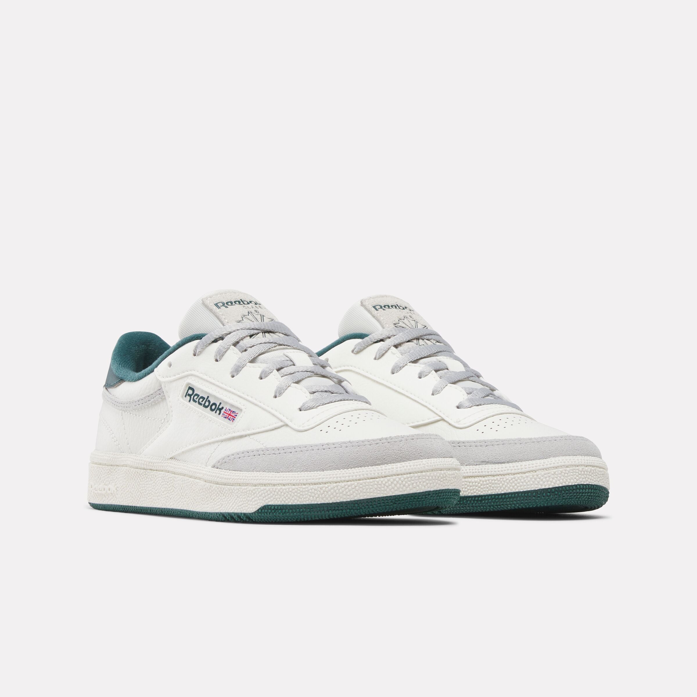 Reebok Kids' Club C Junior  In Chalk/Grey1/Frostgreen M
