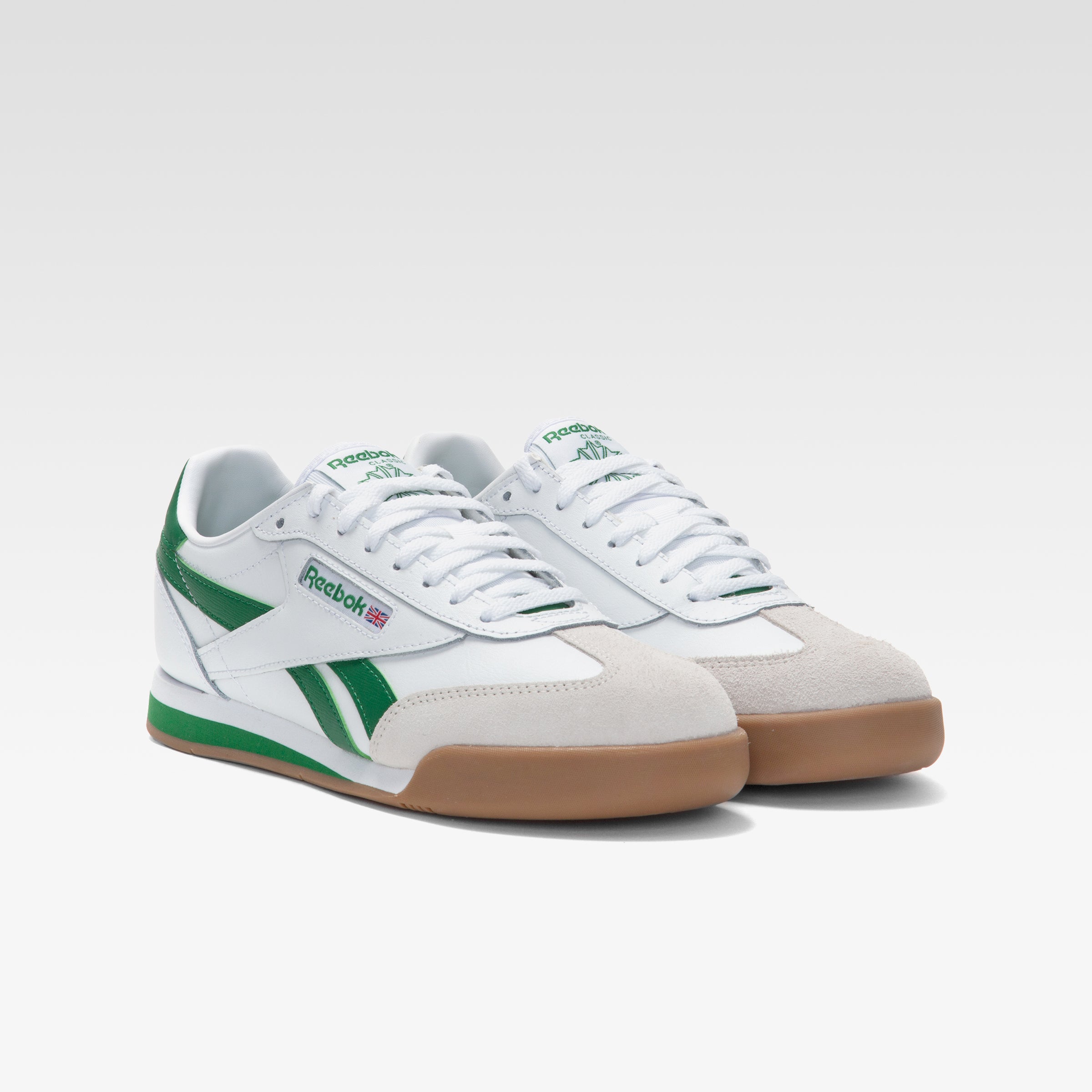 Reebok Unisex' Campio Xt  In White/Glengreen/Rubbergum M