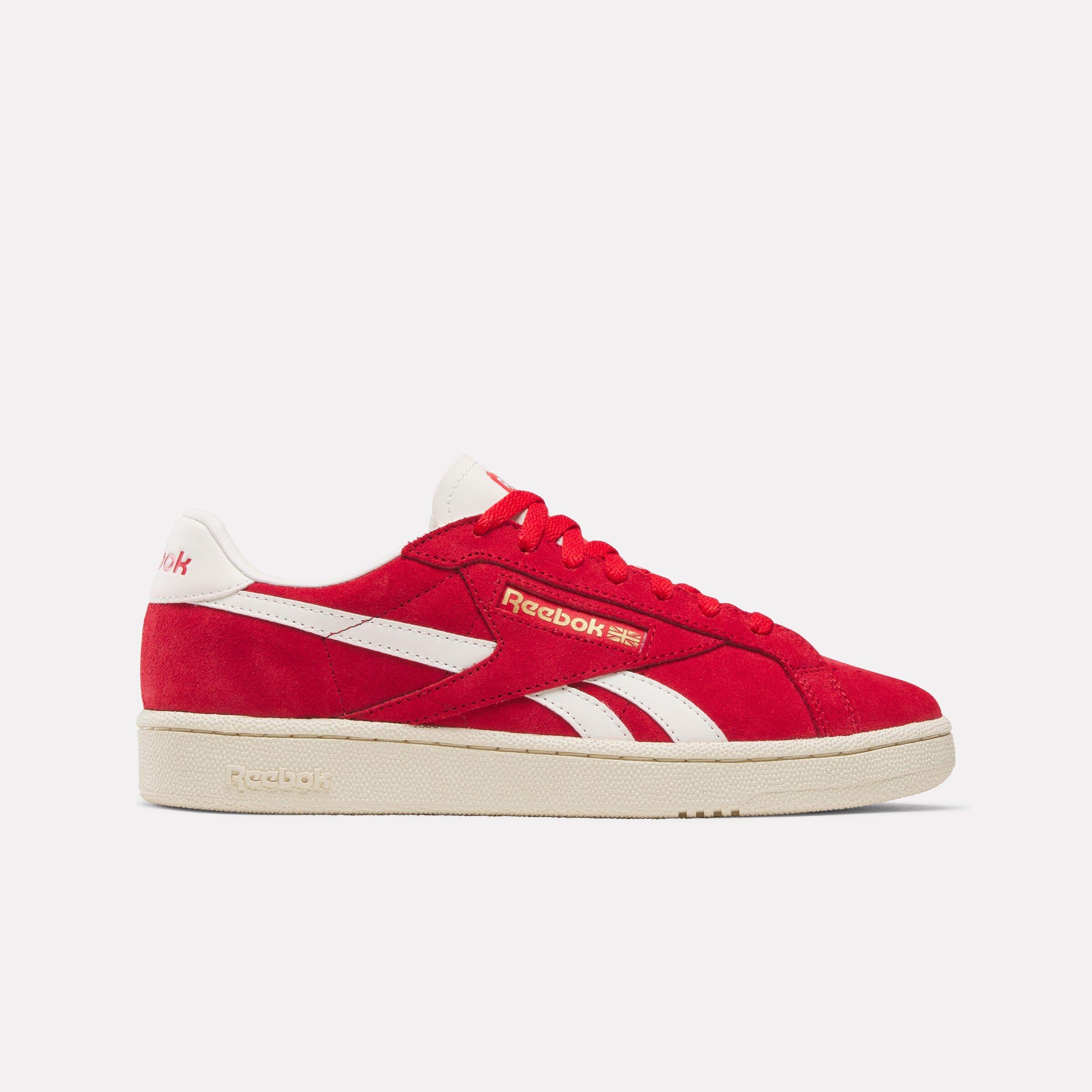 Chaussures Reebok unisexe Club C Grounds UK Reebok Classics FTW Homme Rouge M