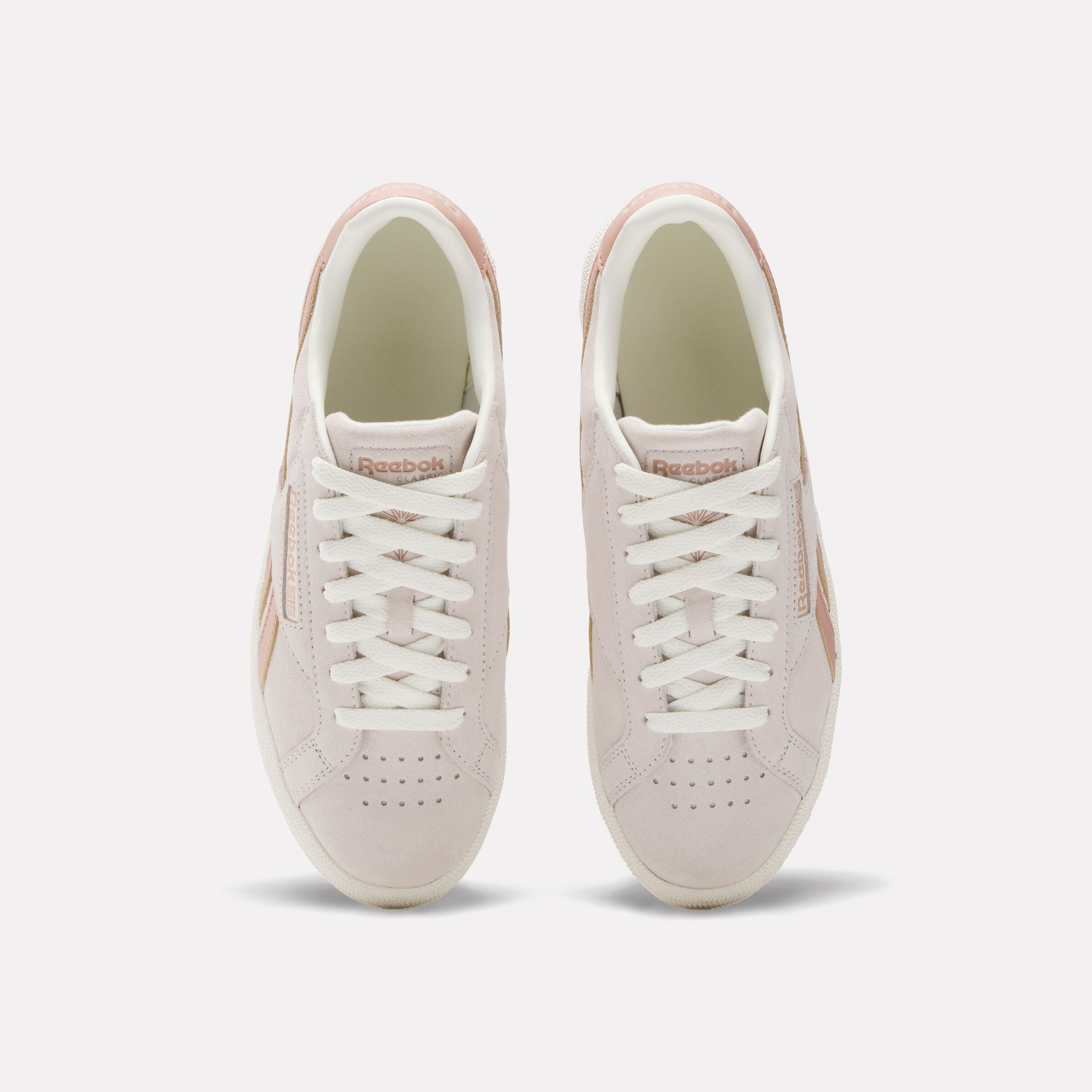 Reebok Women's Club C Grounds Uk  In Luxegrey/Pinkclay/Chalk M