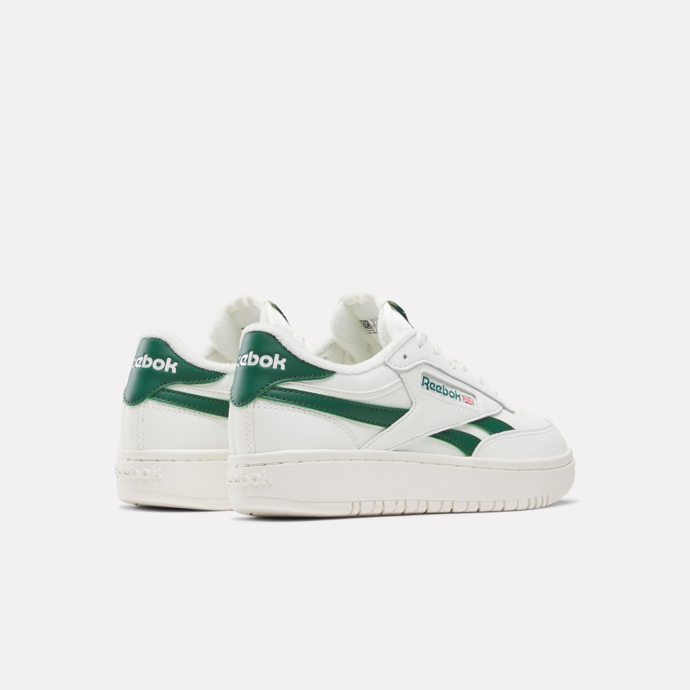Reebok Women's Club C Double Revenge  In Chalk/Chalk/Darkgreen M