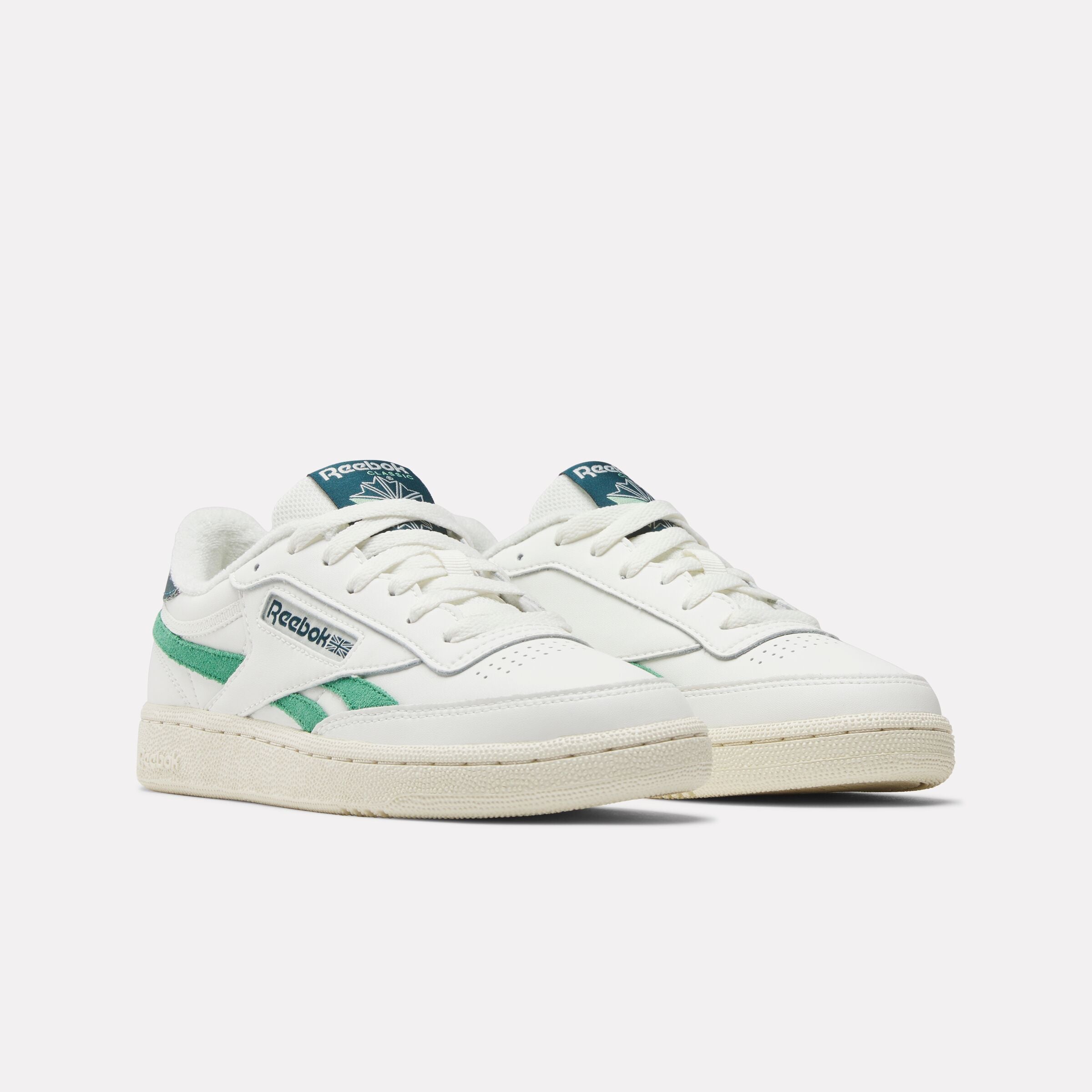 Reebok Women's Club C Revenge  In Chalk/Upgradegreen/Vintagechal M