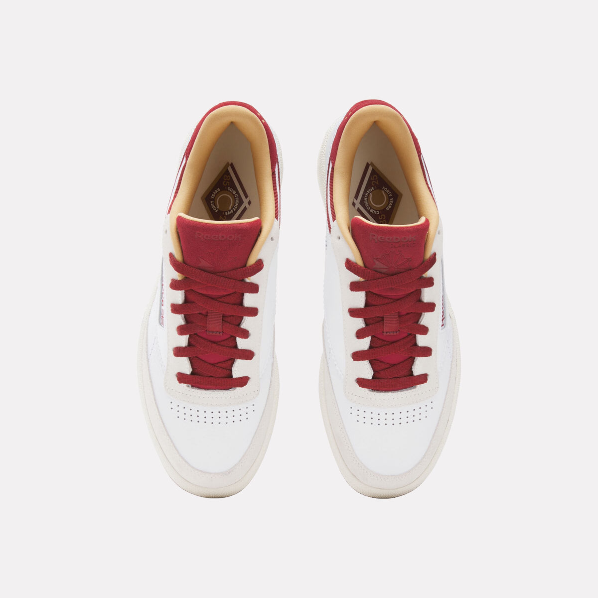 Reebok Unisex' Club C 85  In White/Retrored/Chalk M