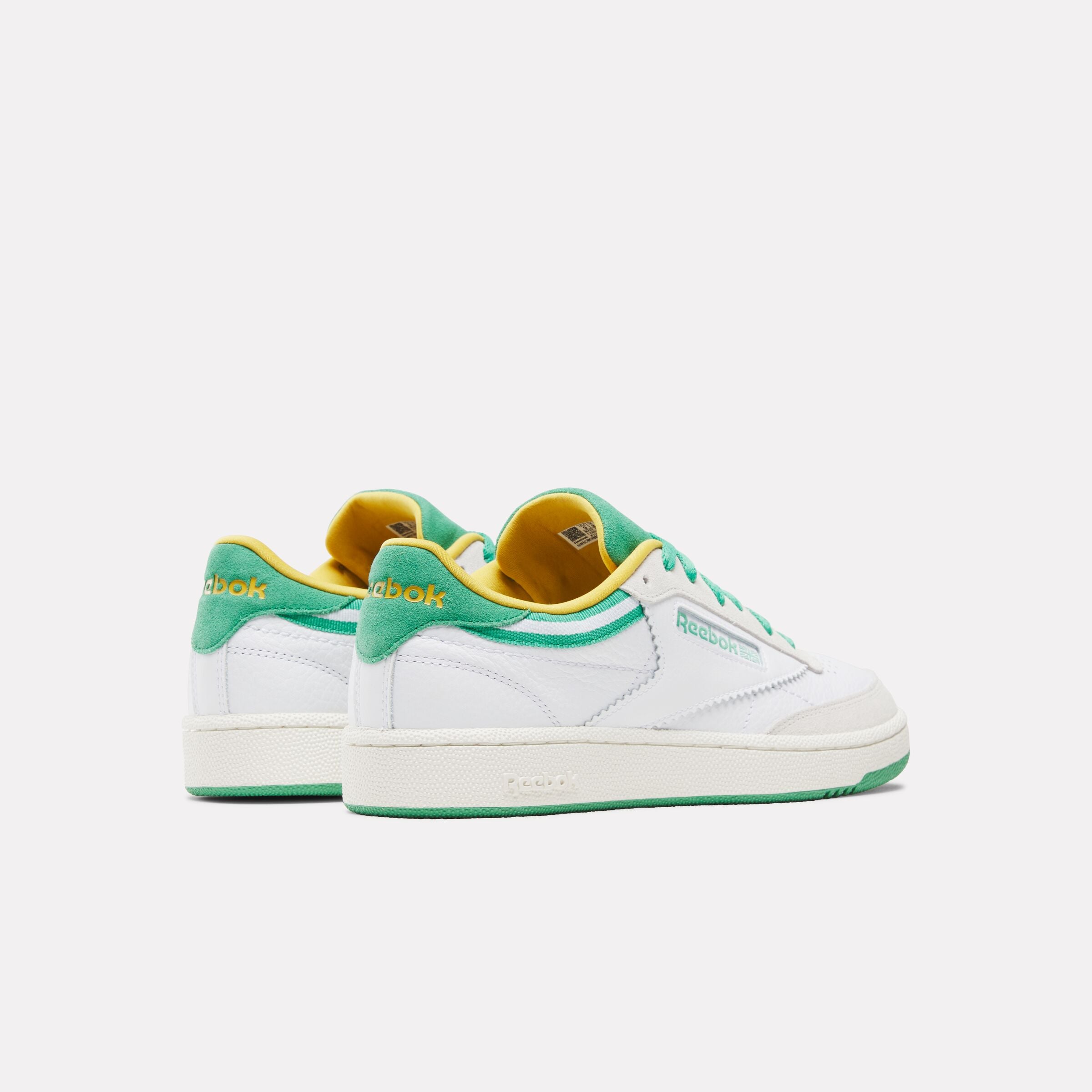 Reebok Unisex' Club C 85  In White/Upgradegreen M
