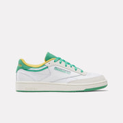 Reebok Unisex' Club C 85  In White/Upgradegreen M