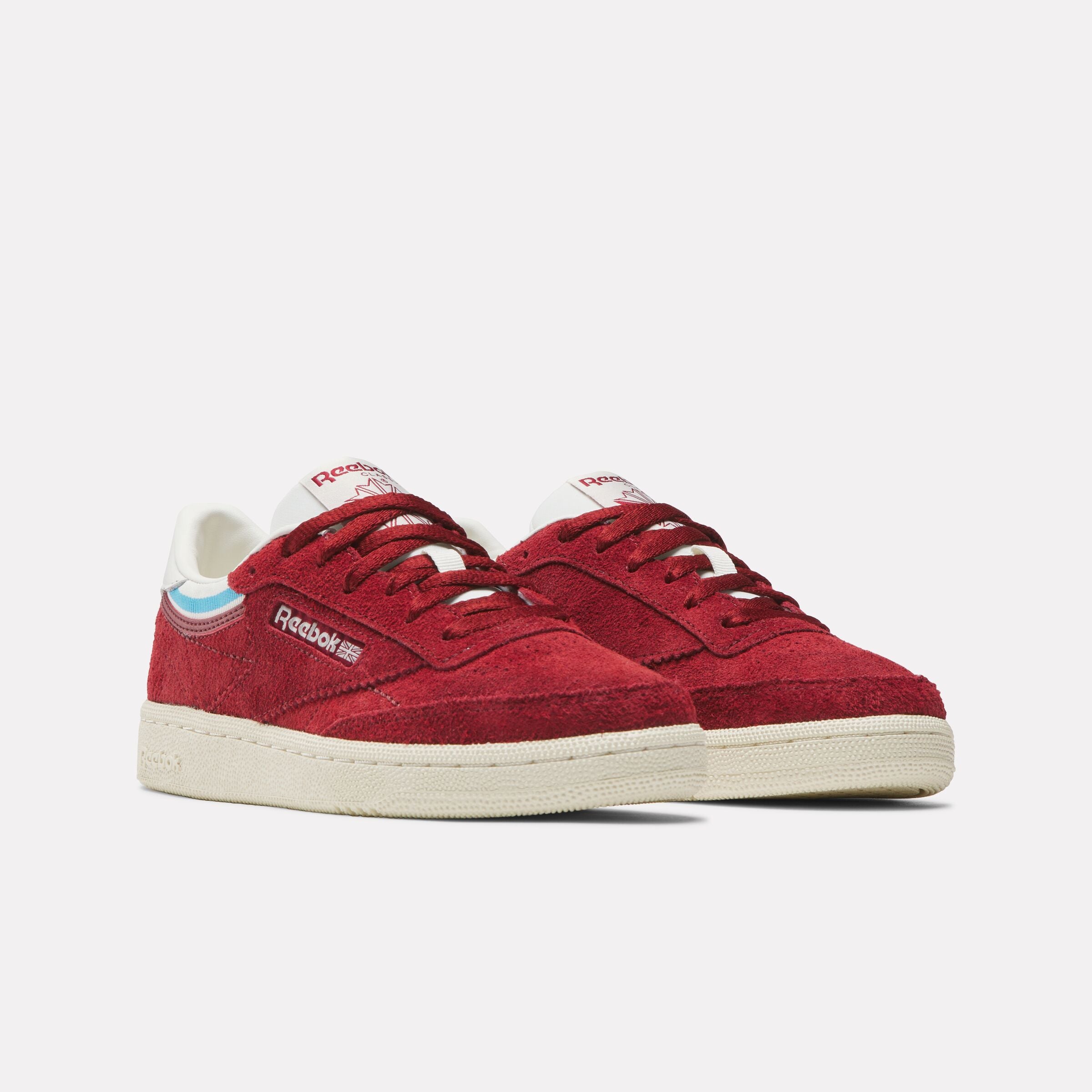 Reebok Women's Club C 85  In Retrored/Chalk/Futurecyan M