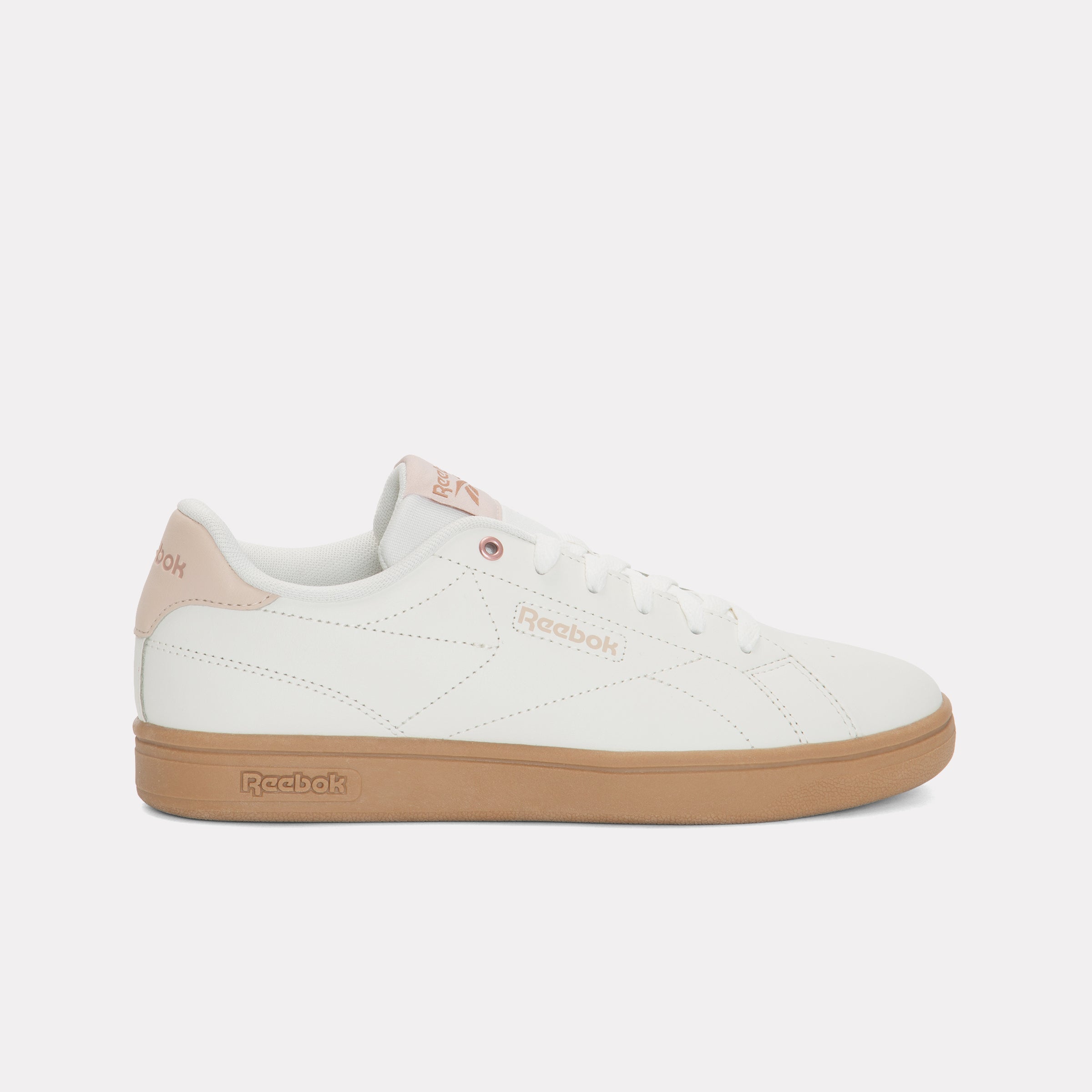 Reebok Women's Reebok Court Clean  In Chalk/Mutedclay/Pinkclay M