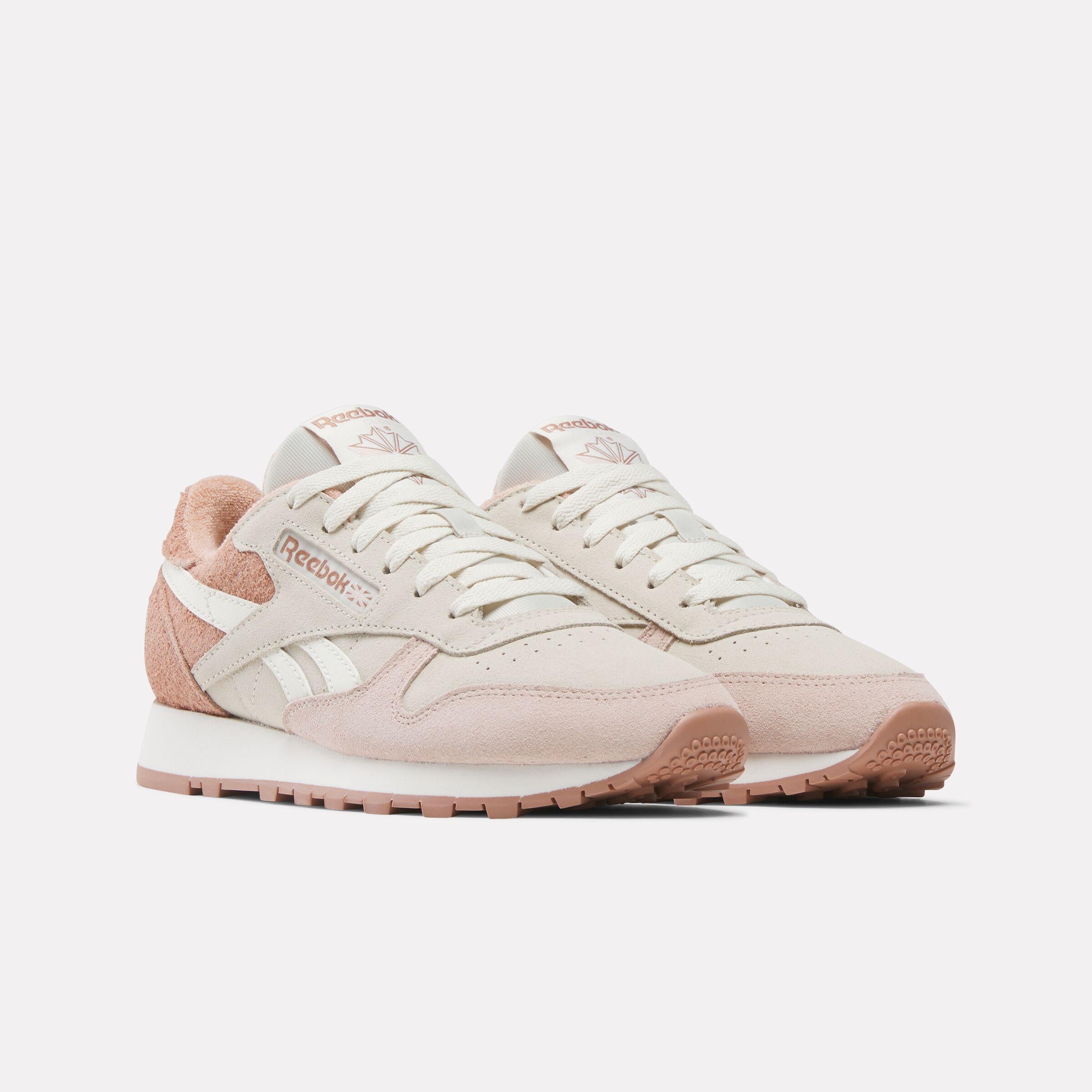 Chaussures Reebok Classics FTW pour femme, en cuir rose, taille M