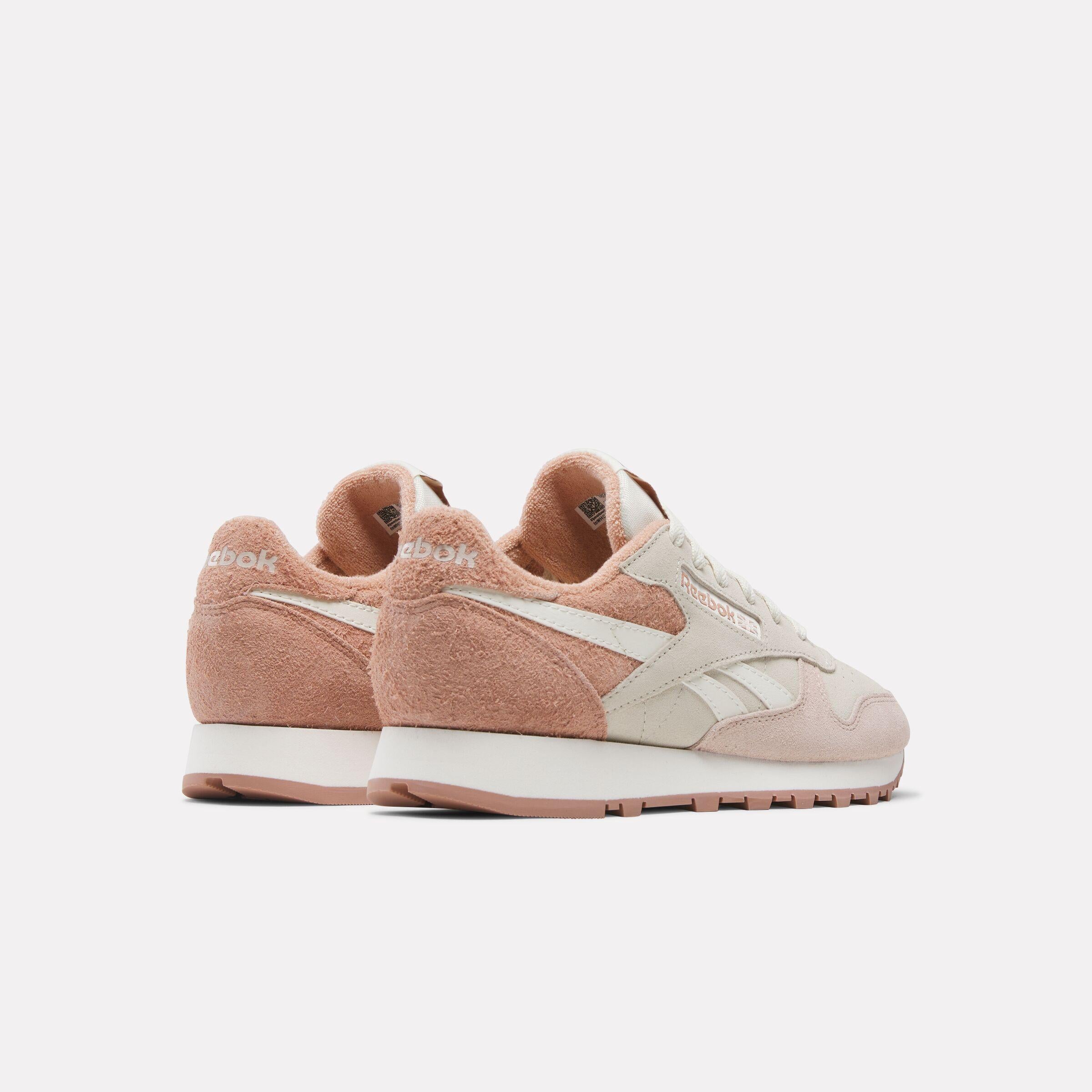 Chaussures Reebok Classics FTW pour femme, en cuir rose, taille M