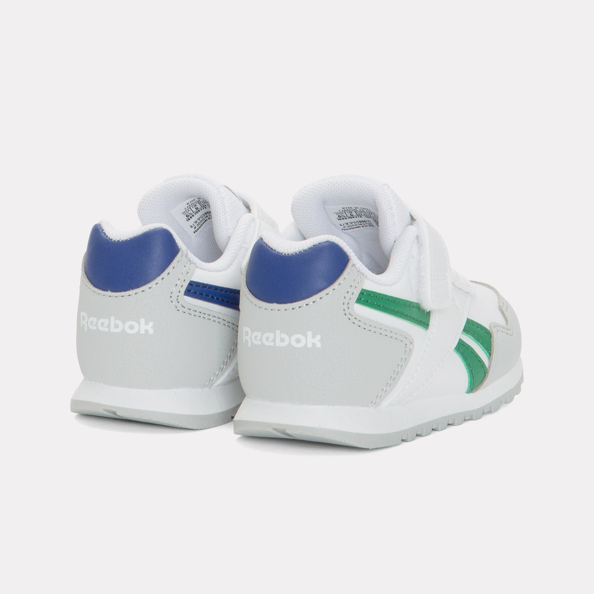 Reebok Kids' Reebok Glide Elastic Lace & Top Strap Infant  In White/Grey M