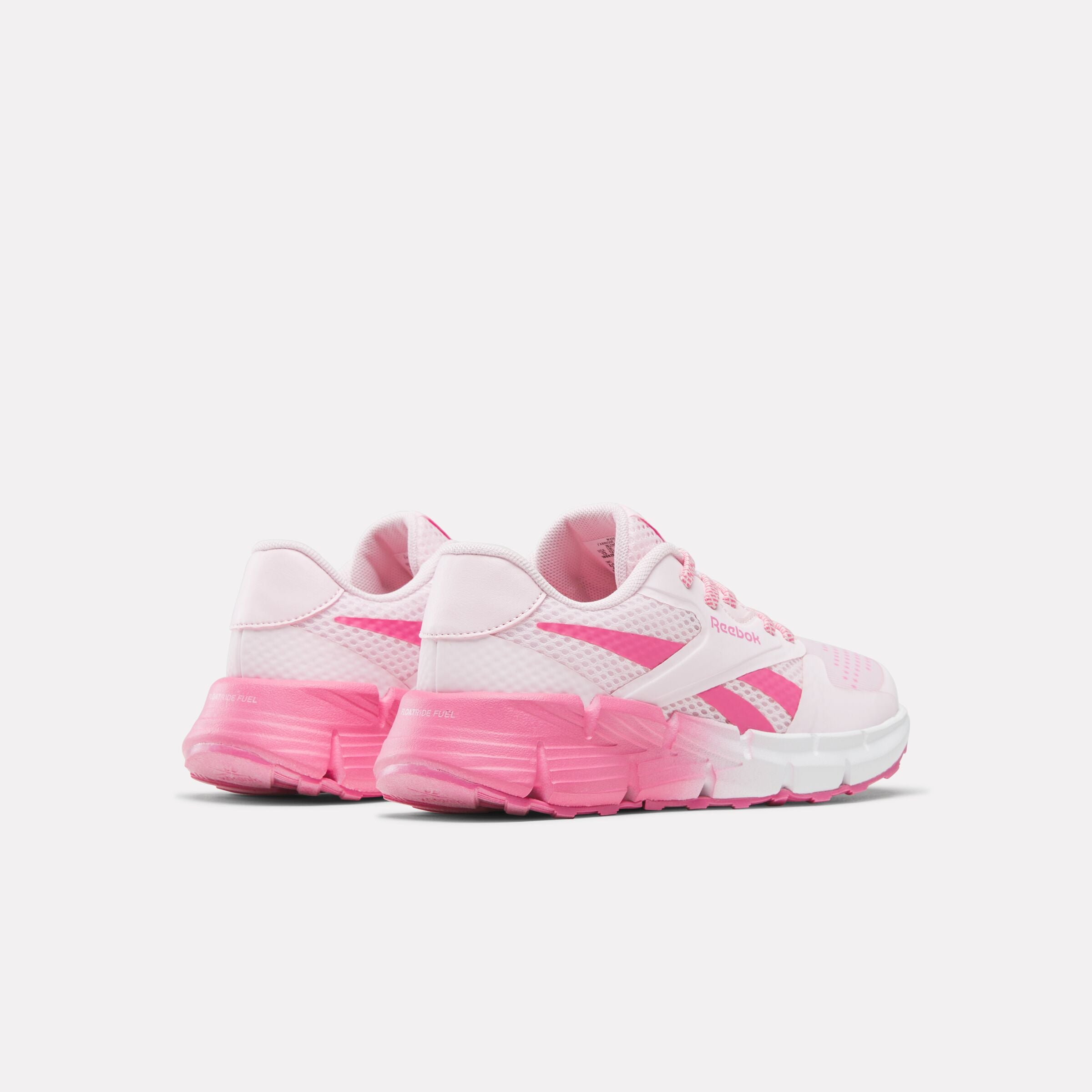 Reebok Girl's' Zig Dynamica 5 Elastic Lace  In Frostedberry/Truepink/White M