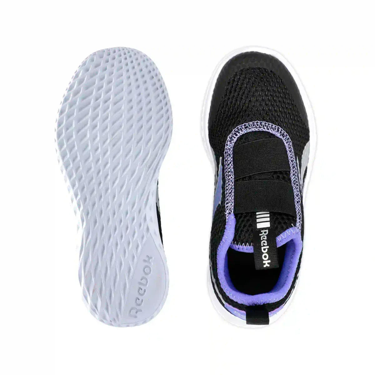 Reebok Girl's' Rush Runner Slip-On Kids  In Black M