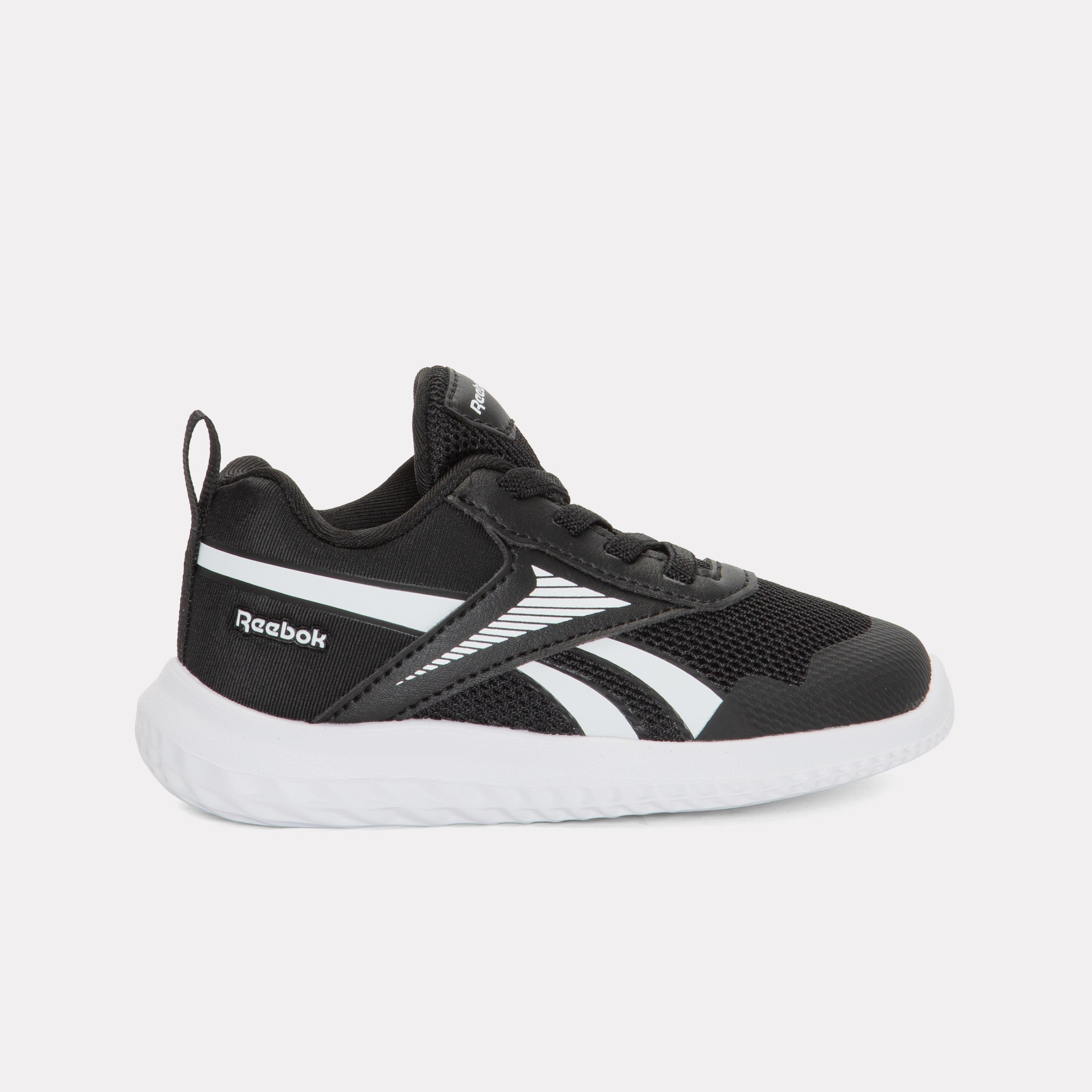 Reebok Kids' Rush Runner 5 Elastic Lace Infant  In Black/Black M