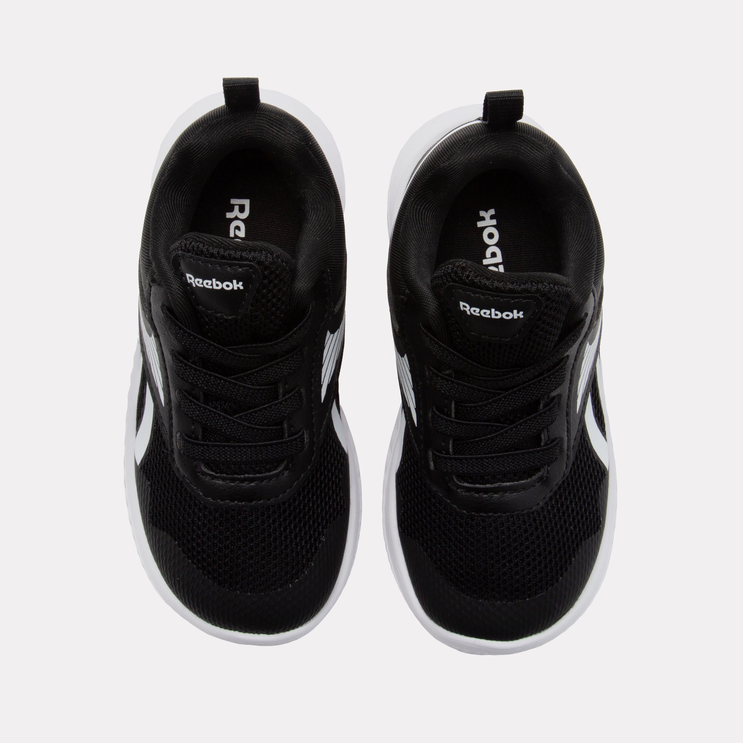 Reebok Kids' Rush Runner 5 Elastic Lace Infant  In Black/Black M