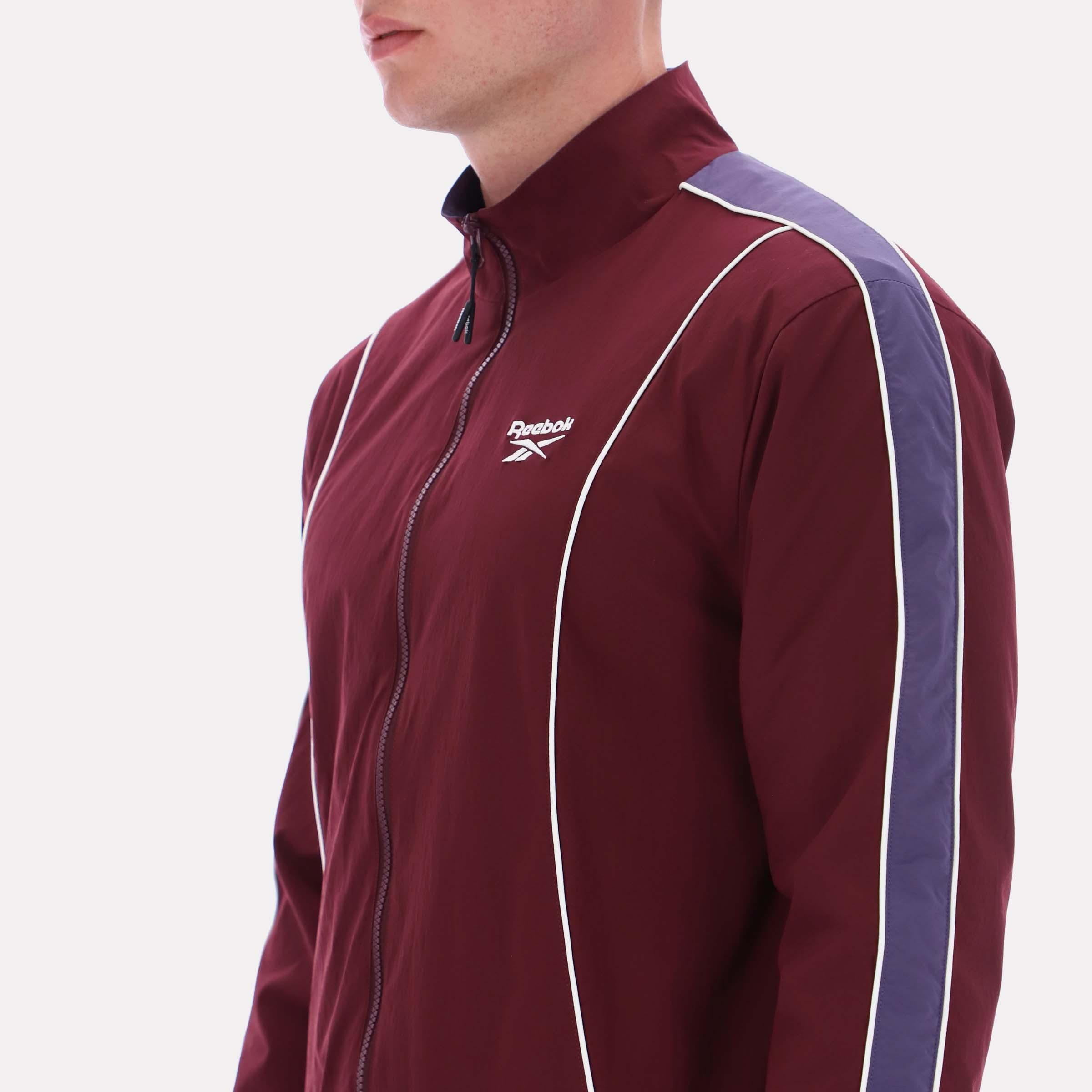 Reebok Apparel  Men's Track Jacket - Cut And Sew Reebok Classics App Men Red Reg