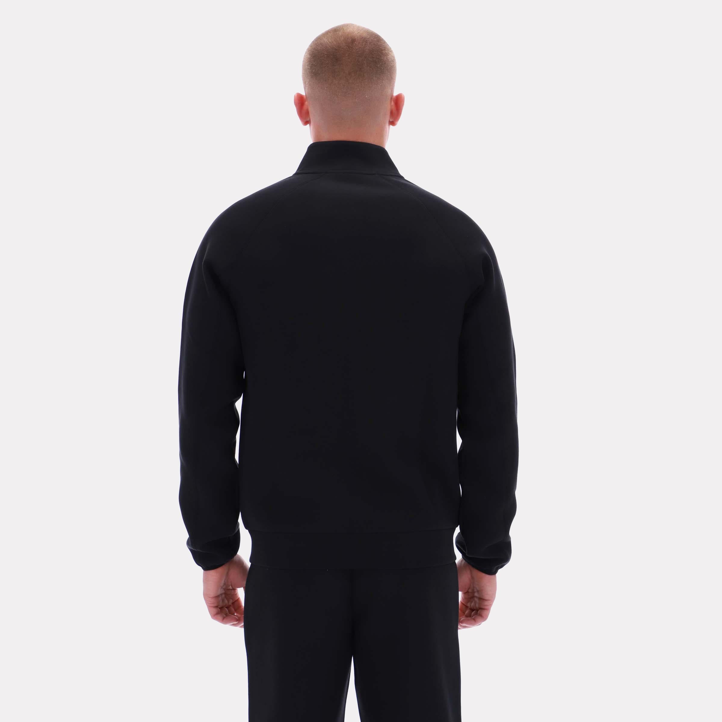 Reebok Apparel  Men's Contrast Panel Bomber Jacket Reebok Classics App Men Black Reg