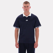 Polo de football monogrammé Reebok pour homme, Reebok Classics App, bleu, taille standard