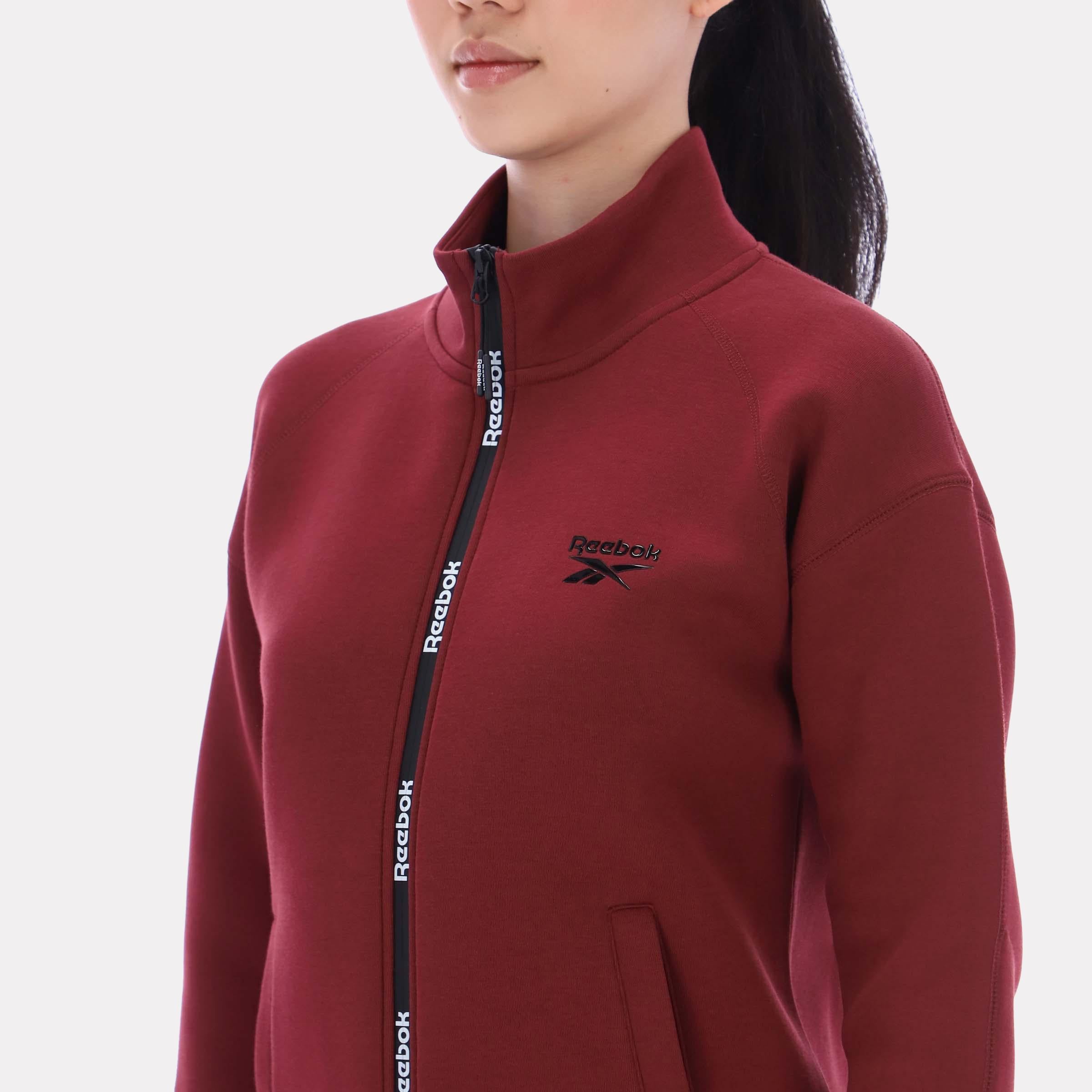 Veste de survêtement zippée pour femme Reebok Apparel Reebok Classics App Rouge Reg