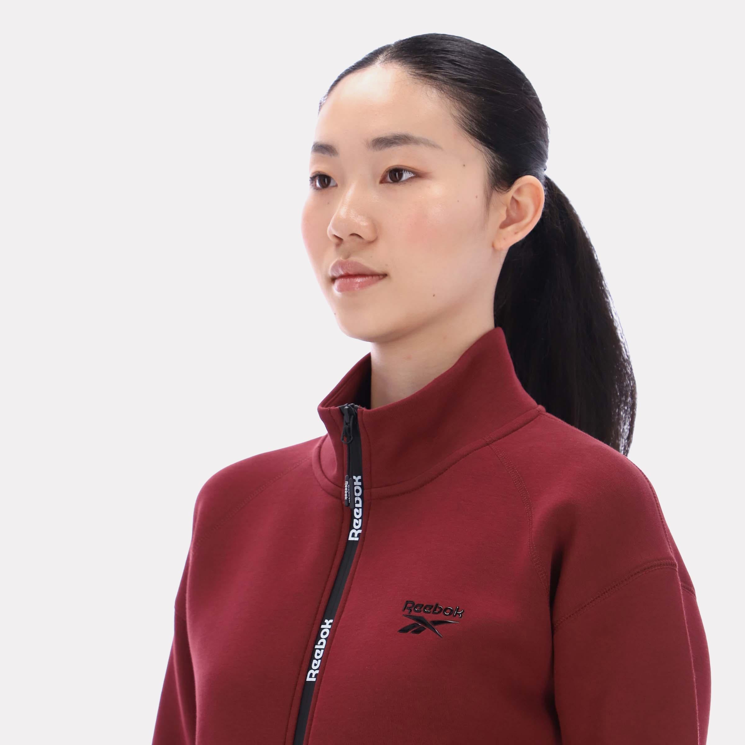 Veste de survêtement zippée pour femme Reebok Apparel Reebok Classics App Rouge Reg