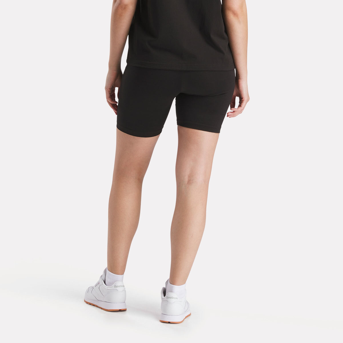 Reebok Women's Frida Small Logo Cycle Short  In Black REG