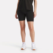 Reebok Women's Frida Small Logo Cycle Short  In Black REG