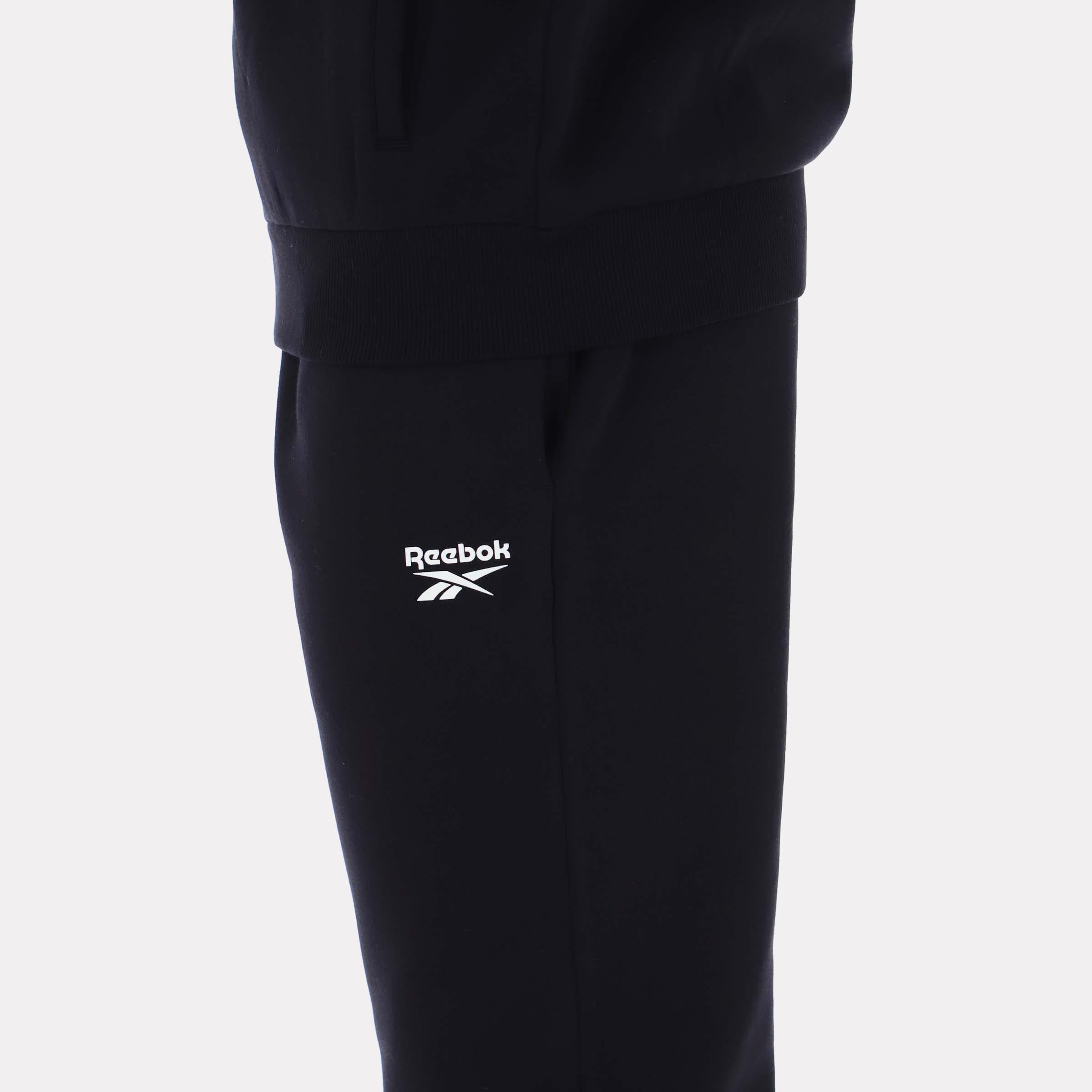 Pantalon Reebok Apparel pour homme, logo Cole petit, ourlet élastique, noir, taille standard