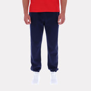 Pantalon Reebok Apparel pour homme, logo Cole petit, ourlet élastique, bleu, taille standard