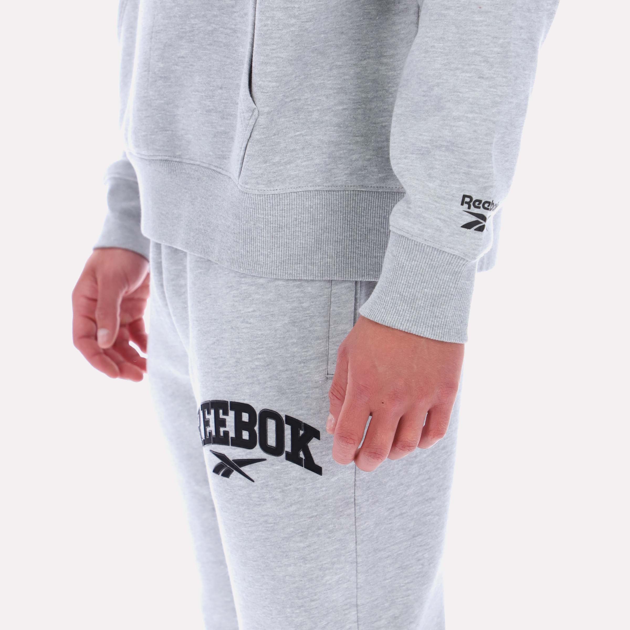 Reebok Men's Colman Hoody  Reg In Light Grey Marl