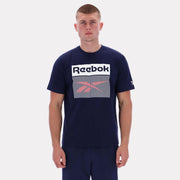 Reebok Apparel  Men's Rayland Ss Tee Reebok Classics App Men Blue Reg