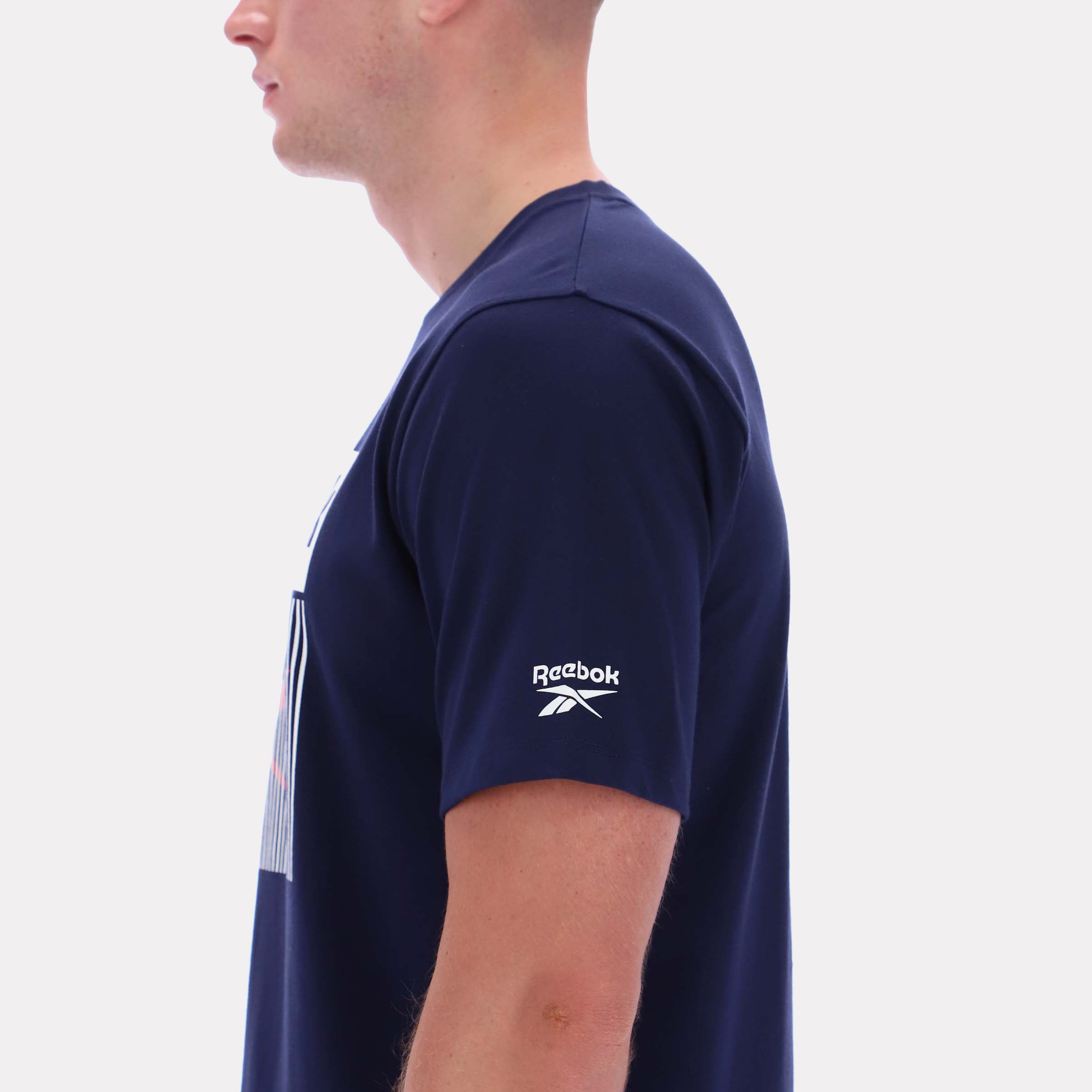 Reebok Men's Rayland Ss Tee  In Navy REG