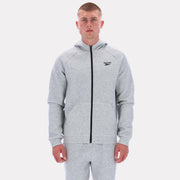 Reebok Men's Core Zip Through Hoody  In Grey REG