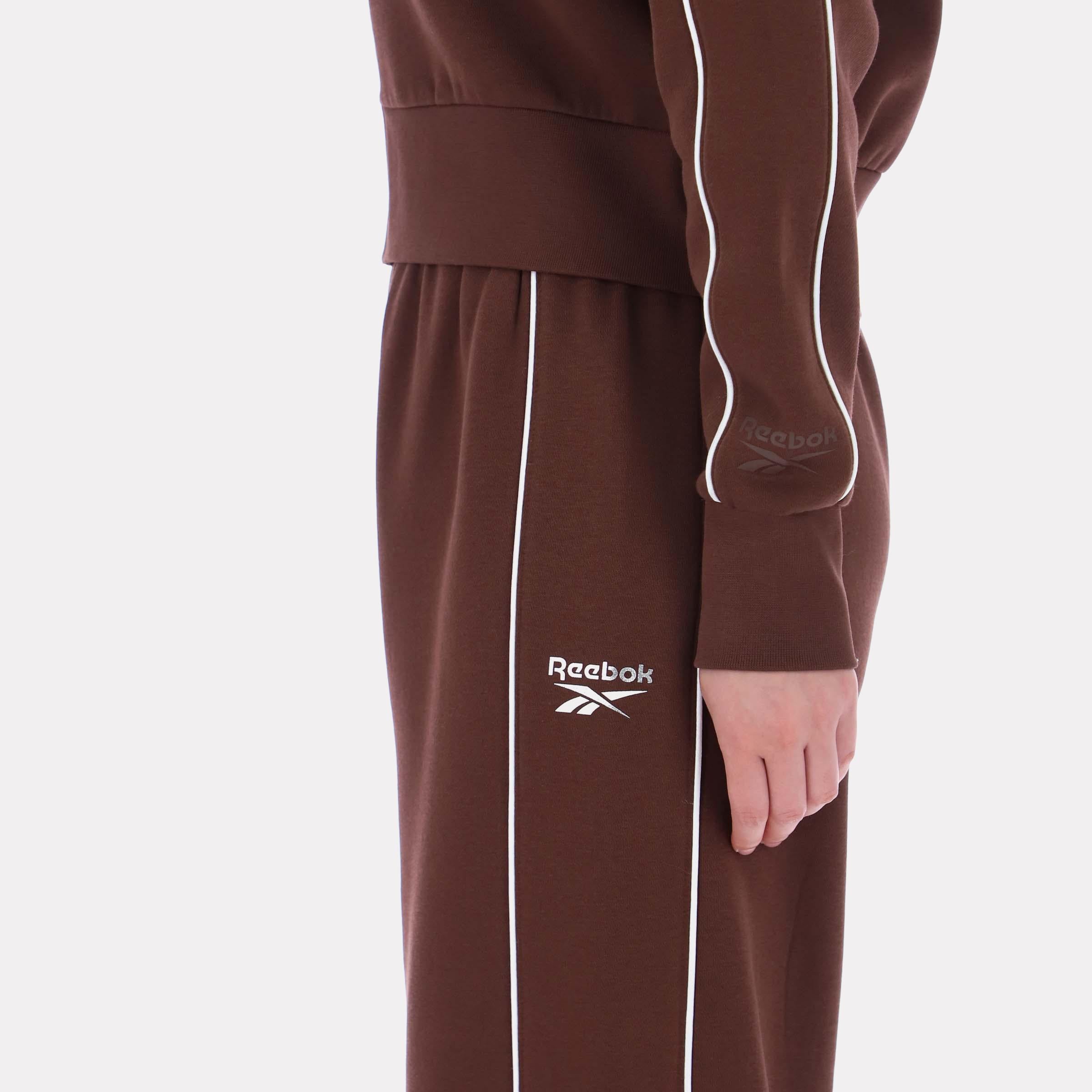 Reebok Apparel  Women's Bailey Wide Leg Pant Reebok Classics App Women Brown Reg