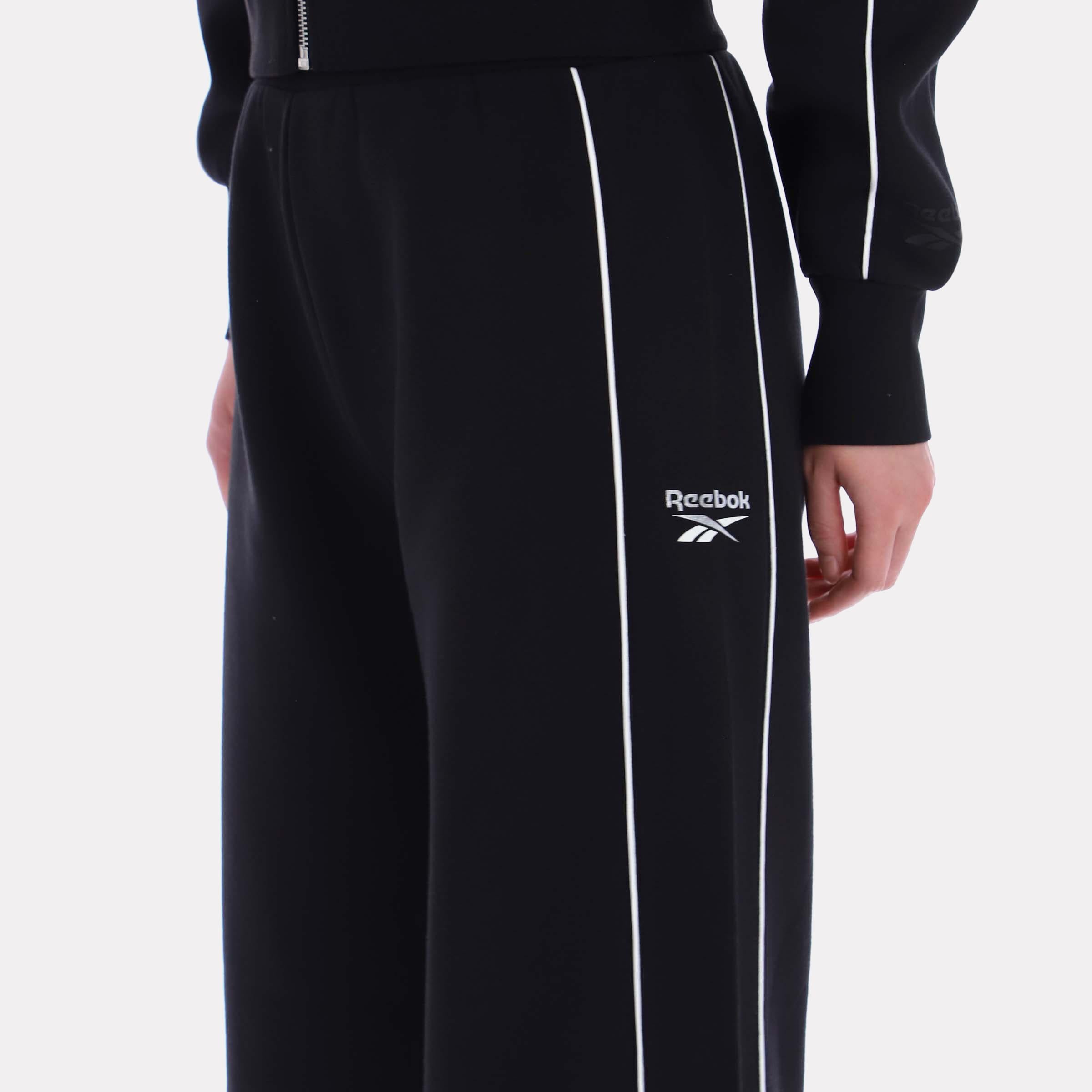 Reebok Apparel  Women's Bailey Wide Leg Pant Reebok Classics App Women Black Reg