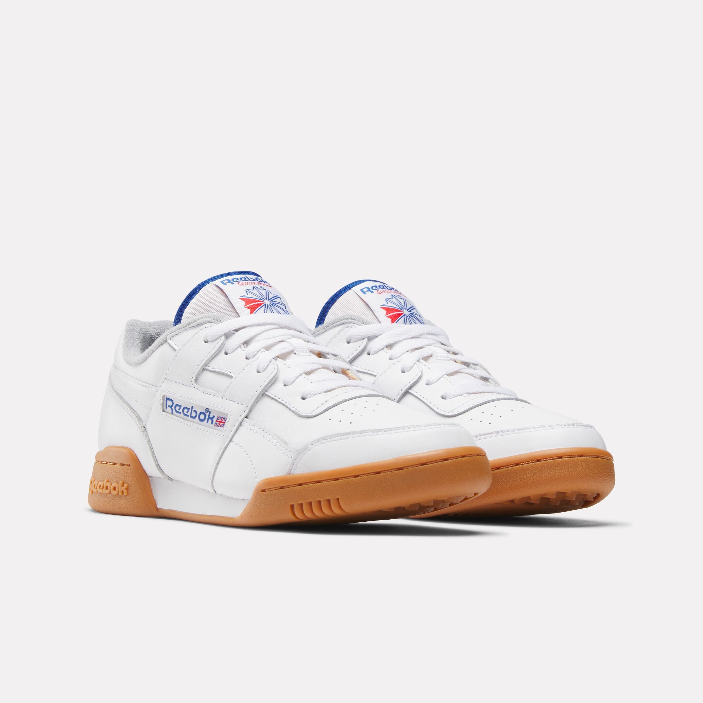 Reebok Unisex' Workout Plus  In White/Vectorblue/Rbkgum03 M
