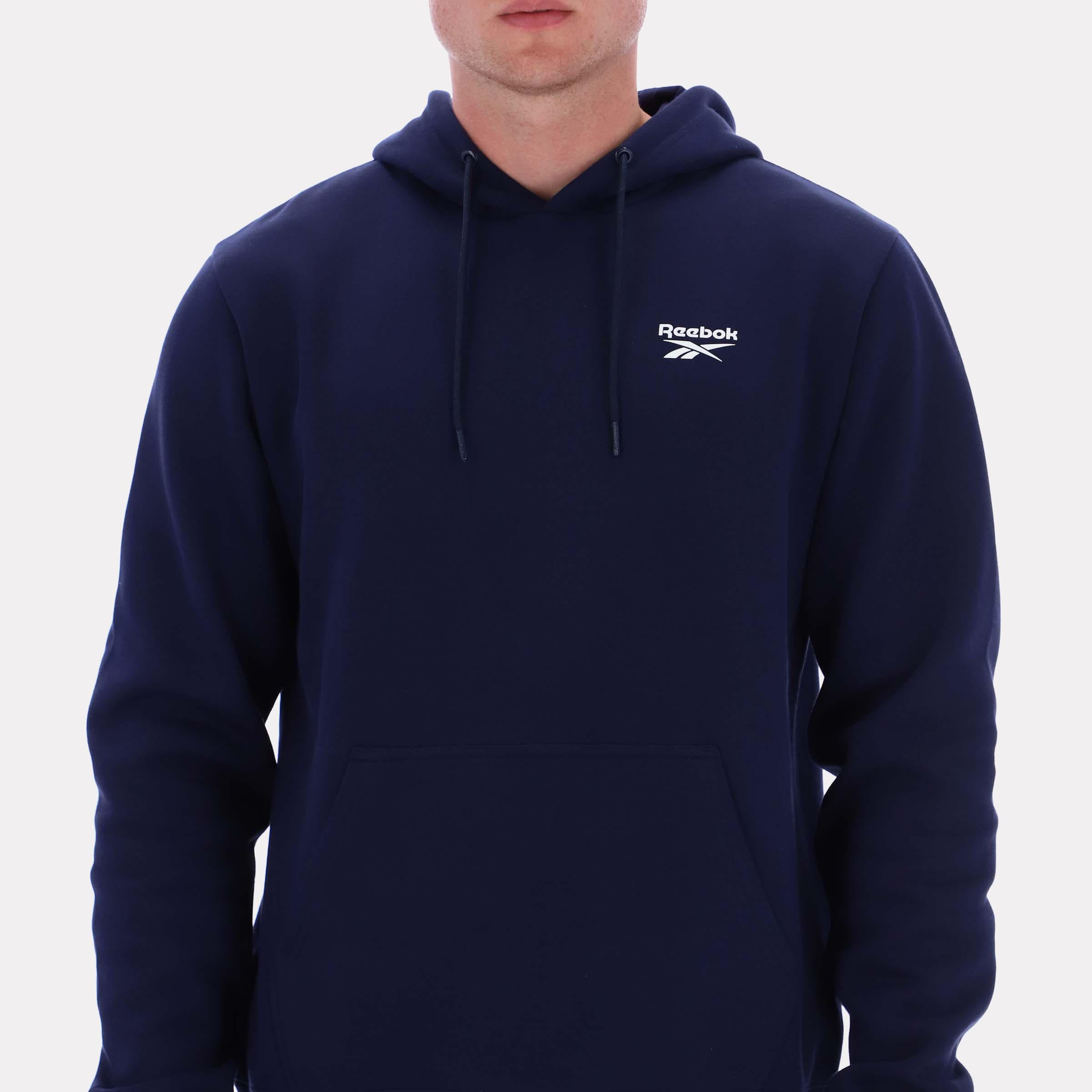 Sweat à capuche Reebok Apparel pour homme, logo Noah petit format, bleu, taille standard