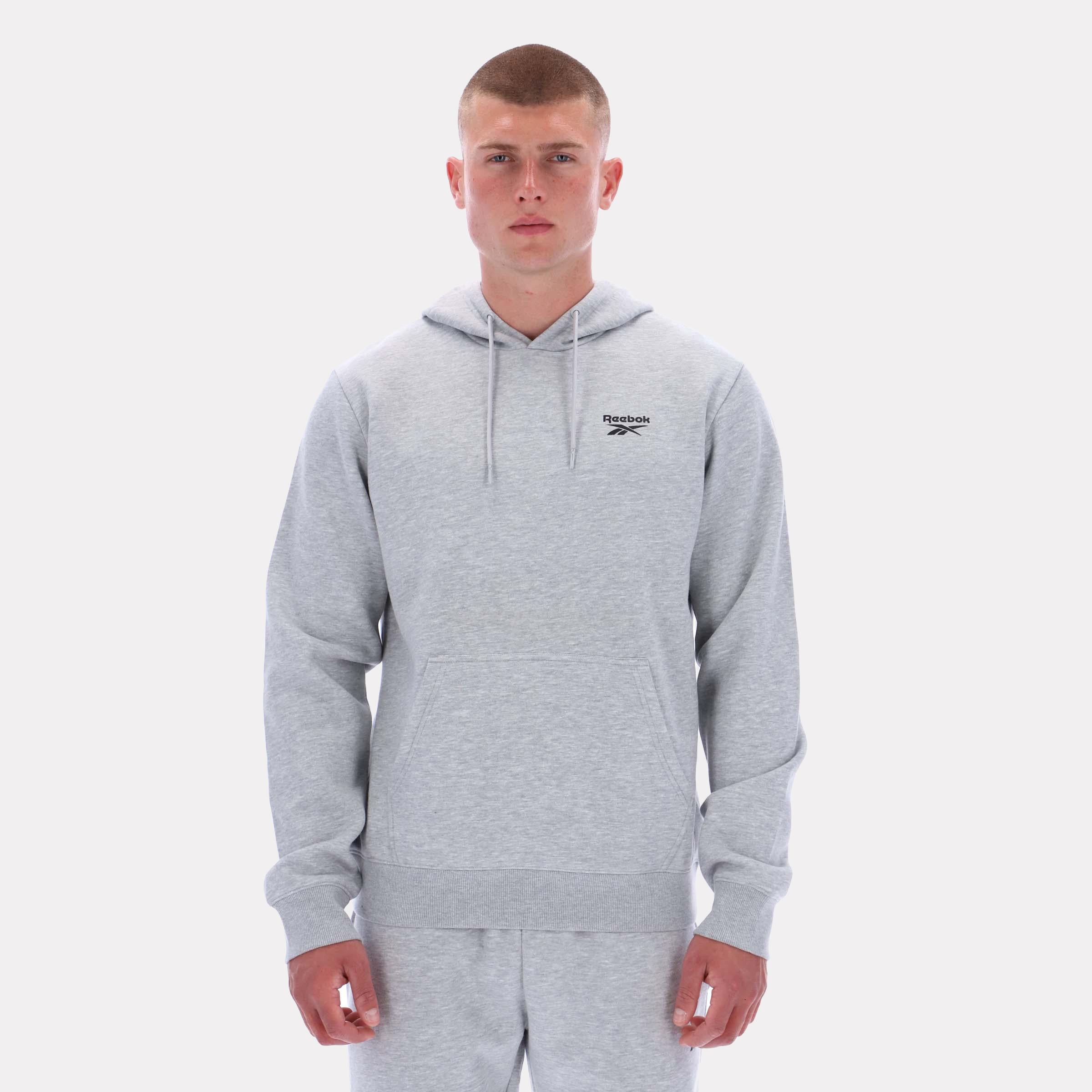 Sweat à capuche Reebok Apparel pour homme, logo Noah petit format, gris standard