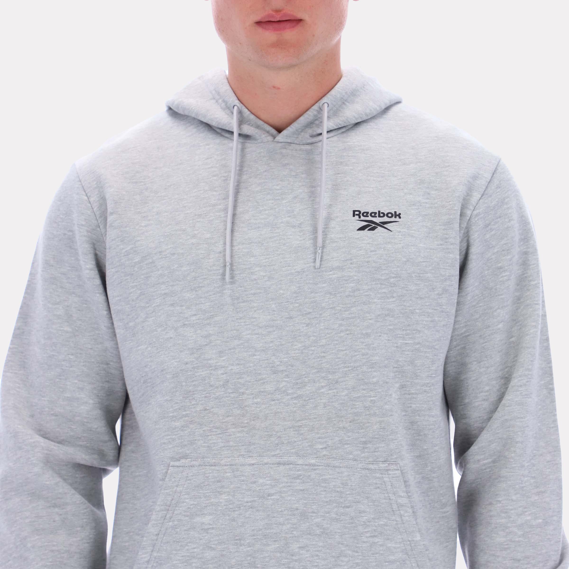 Sweat à capuche Reebok Apparel pour homme, logo Noah petit format, gris standard