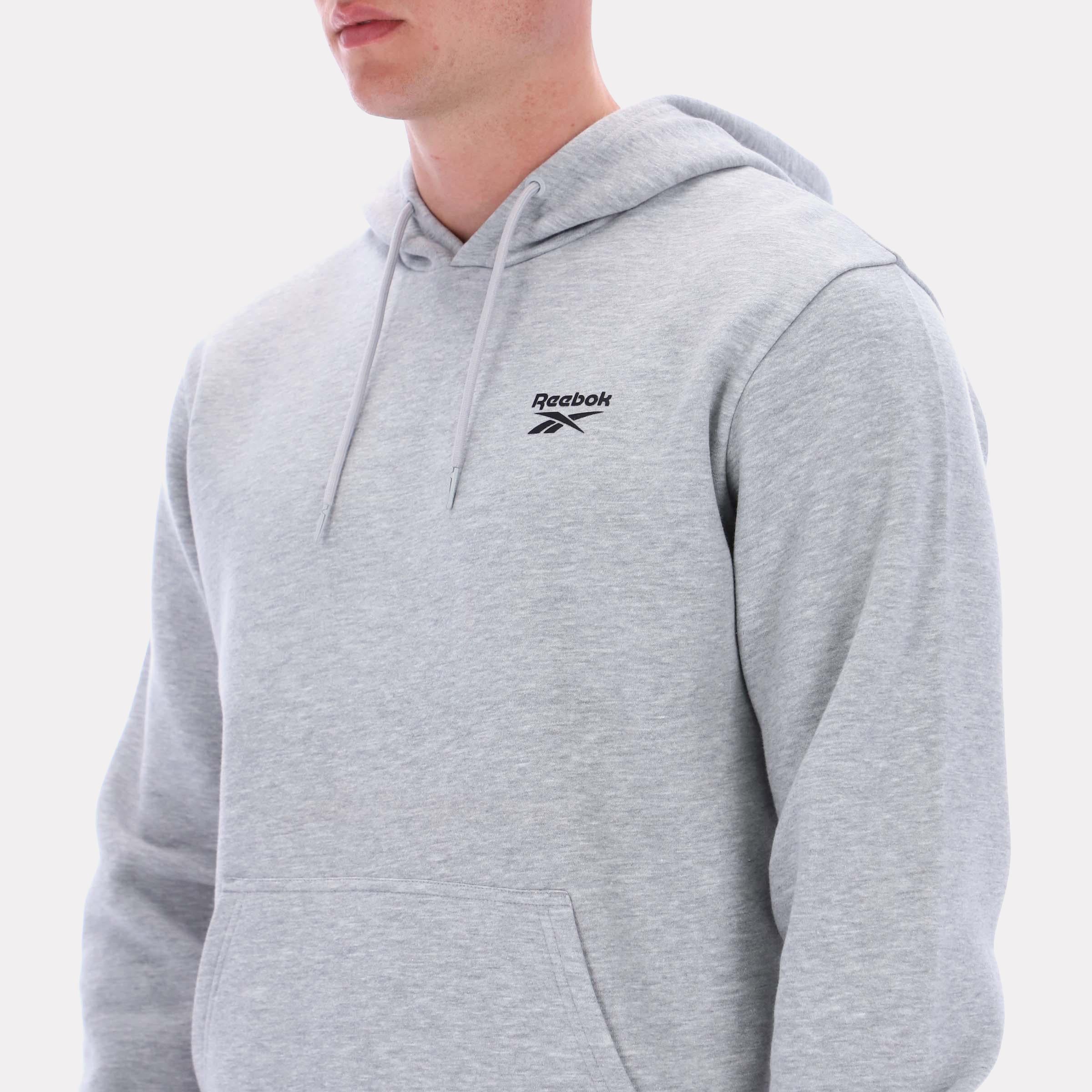 Sweat à capuche Reebok Apparel pour homme, logo Noah petit format, gris standard