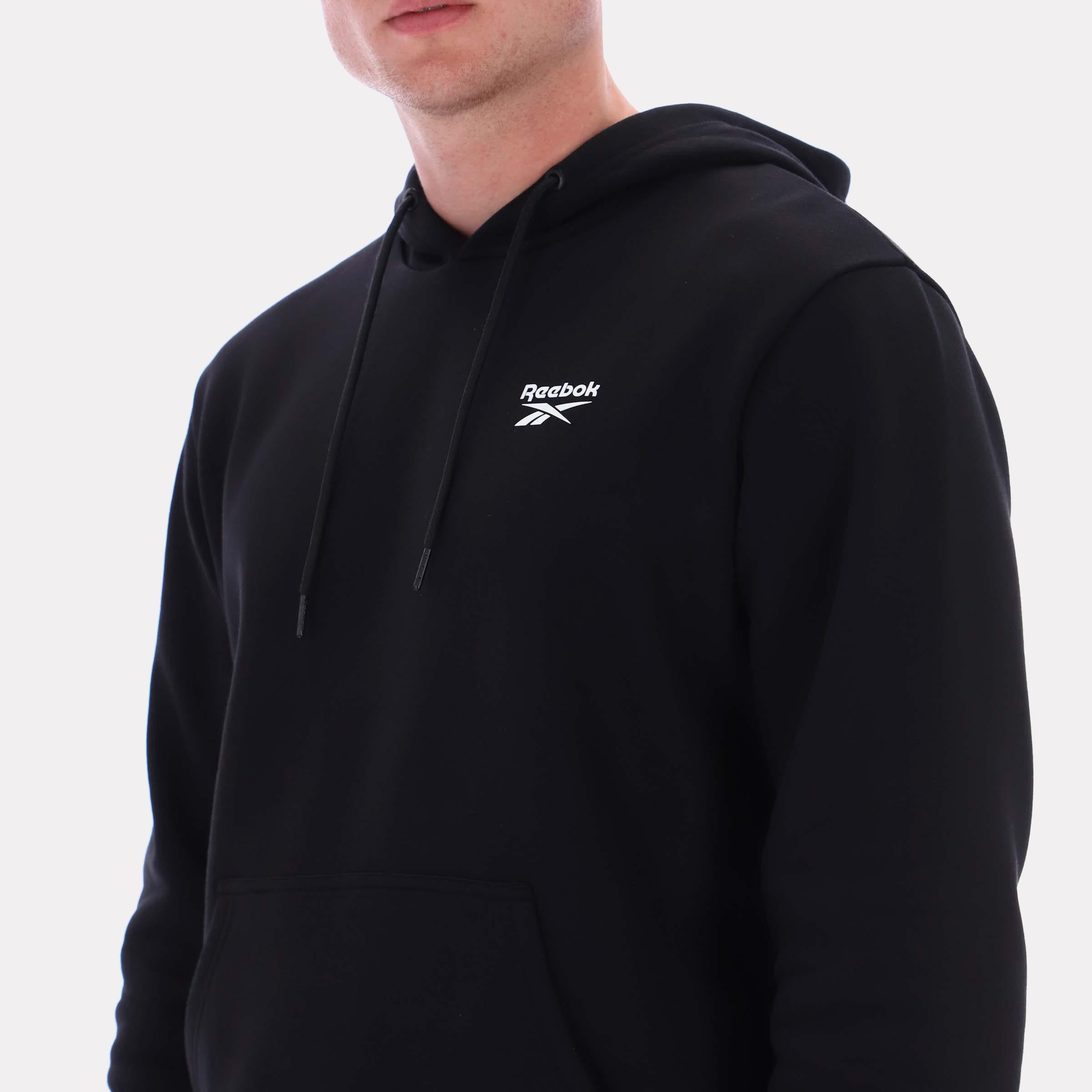 Reebok Apparel  Men's Noah Small Logo Hoody Black Reg