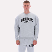 Reebok Apparel  Men's Cottle Sweatshirt Reebok Classics App Men Grey Reg