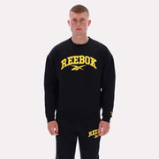 Reebok Men's Cottle Sweatshirt  In Black REG