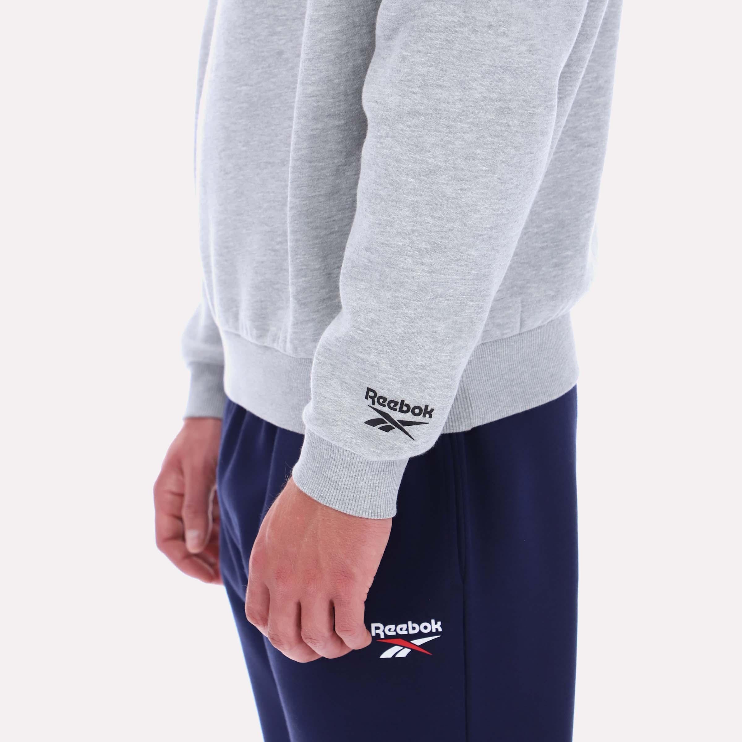 Reebok Apparel  Men's Leon Vintage Sweatshirt Reebok Classics App Men Grey Reg