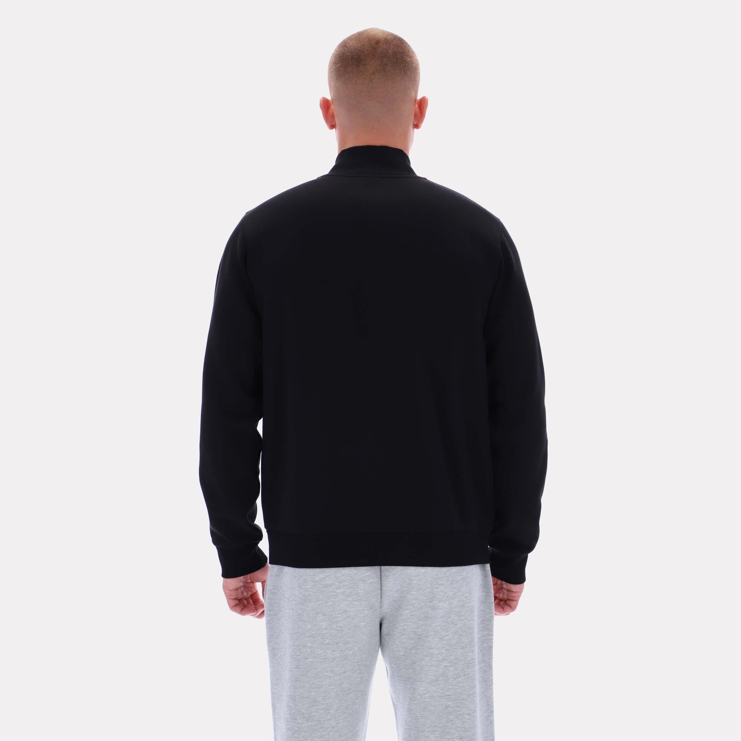 Reebok Apparel  Men's Asher Small Logo Qtr Zip Top Reebok Classics App Men Black Reg