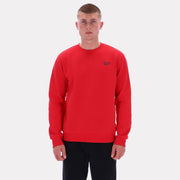 Reebok Apparel  Men's Kai Small Logo Crewneck Sweatshirt Red Reg