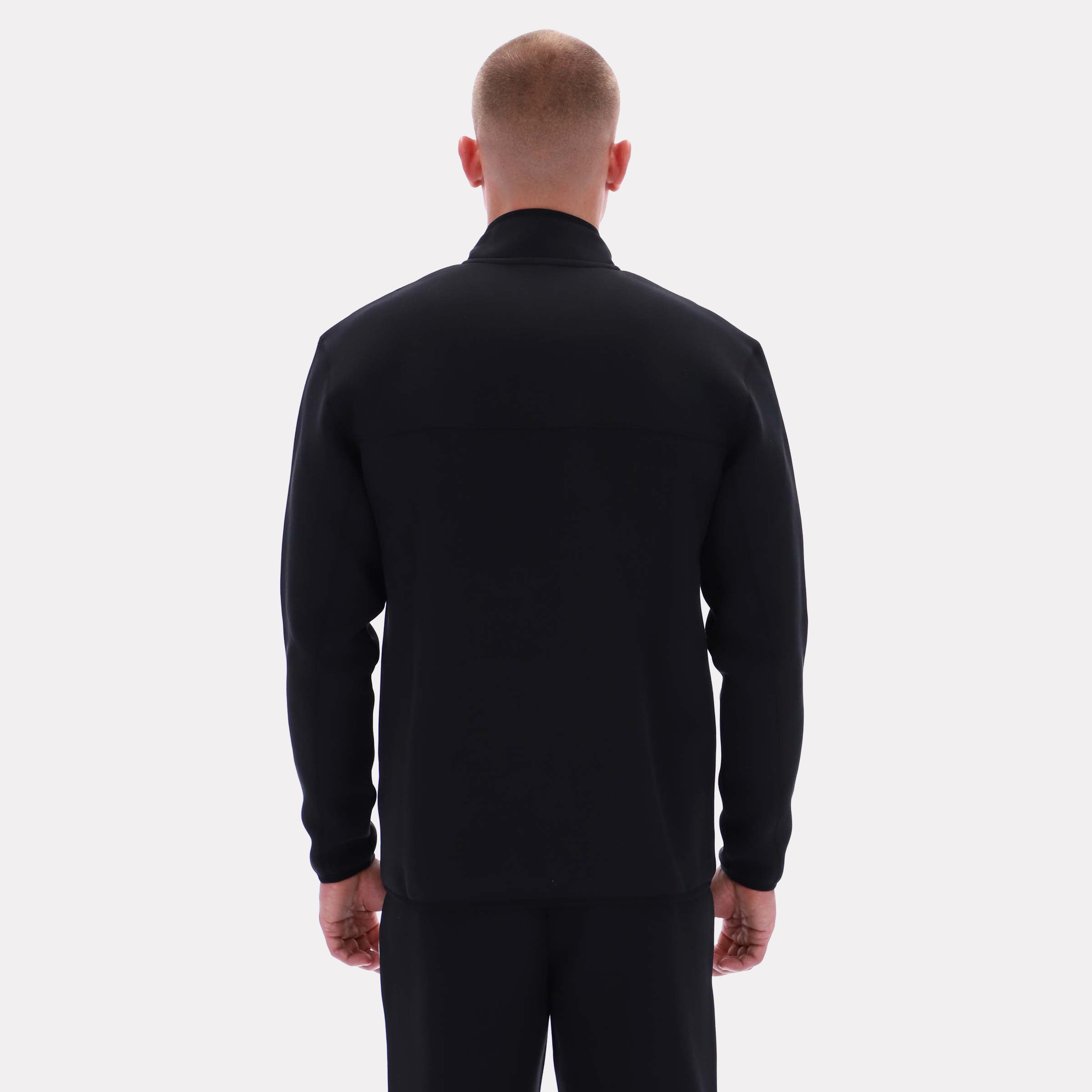 Reebok Men's Half Zip Fleece Top  In Black