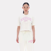 Reebok Apparel  Women's Shenikwa Varsity Tee Reebok Classics App Women White Reg