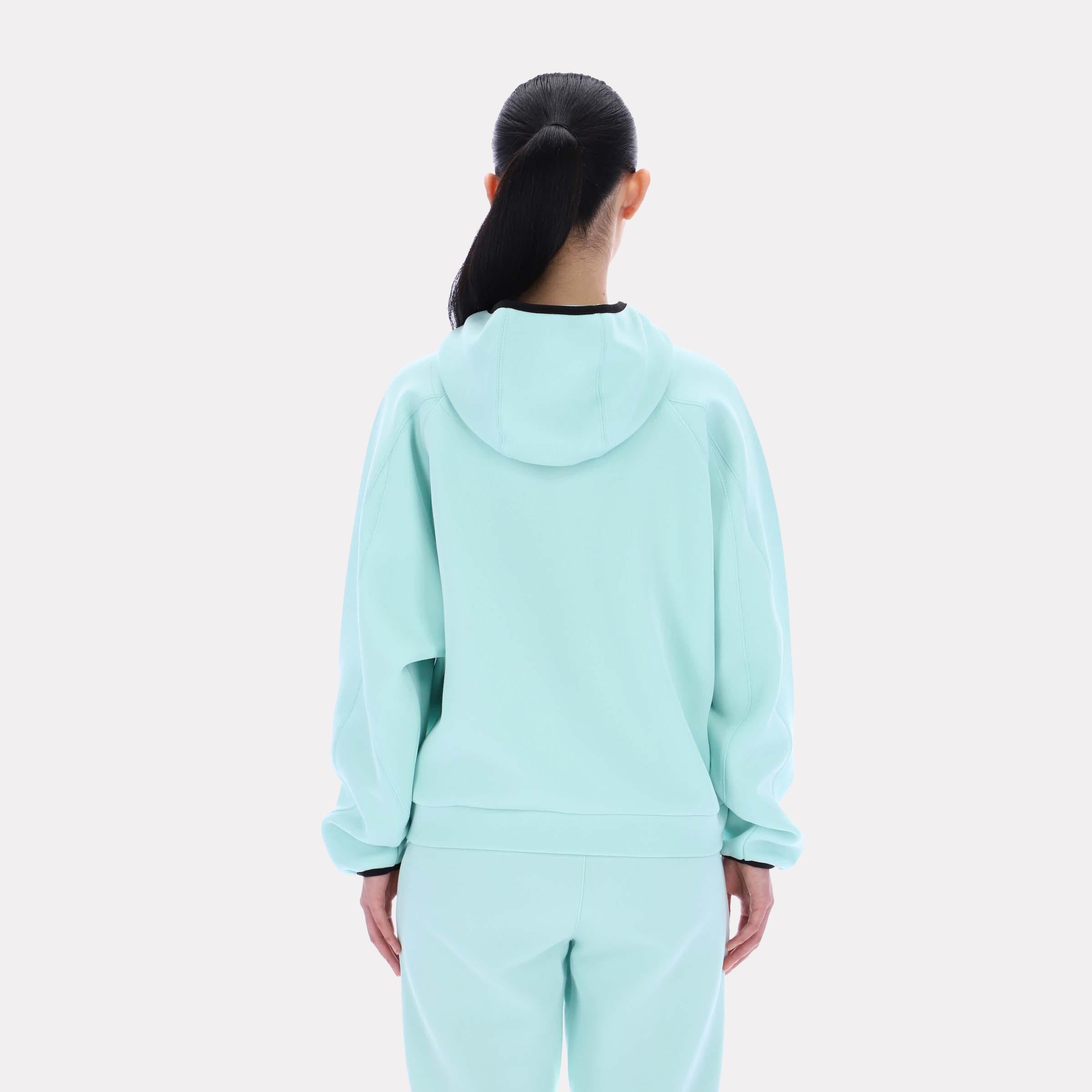 Haut à capuche Vector pour femme Reebok Apparel Turquoise Reg