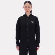 Reebok Women's Zip Through Hoody  Reg In Black